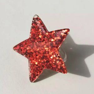Acrylic ring "Red Star"⭐